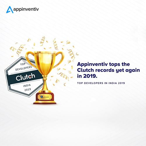 Appinventiv Named ‘The Top App Developer’ by Clutch