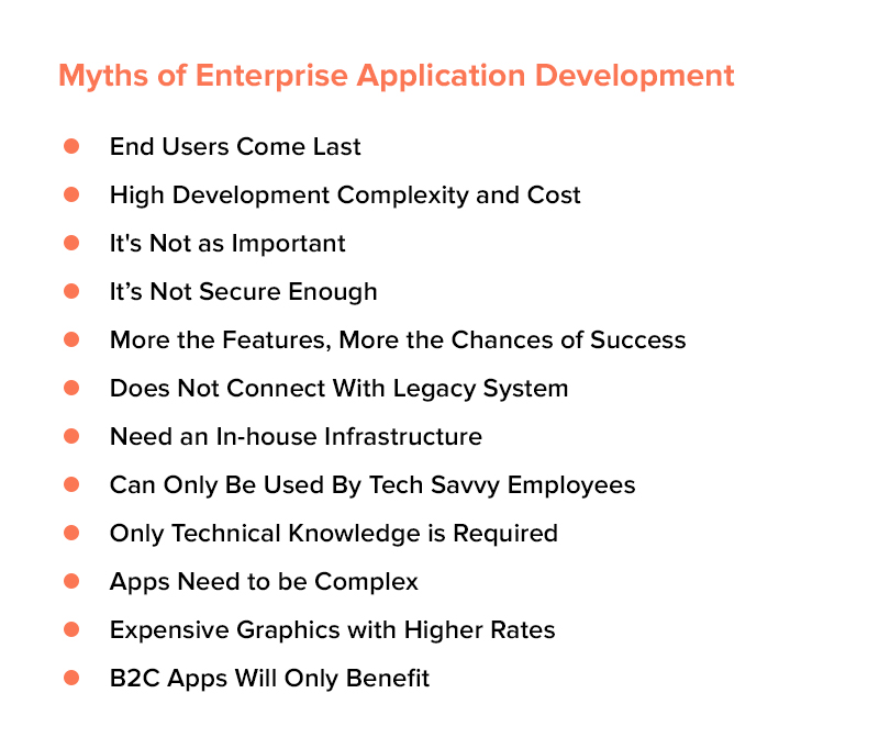Myths of Enterprise App Development