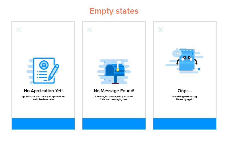 Empty states