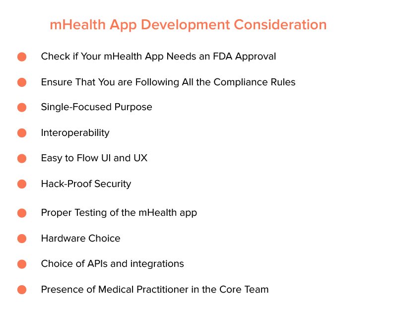 mHealth App Development consideration