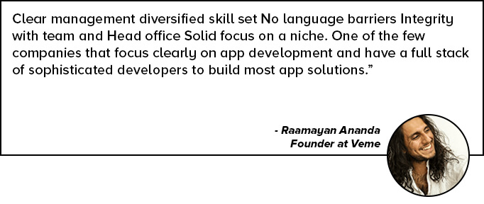 Raamayan Ananda Quote for Mobile App Development Services