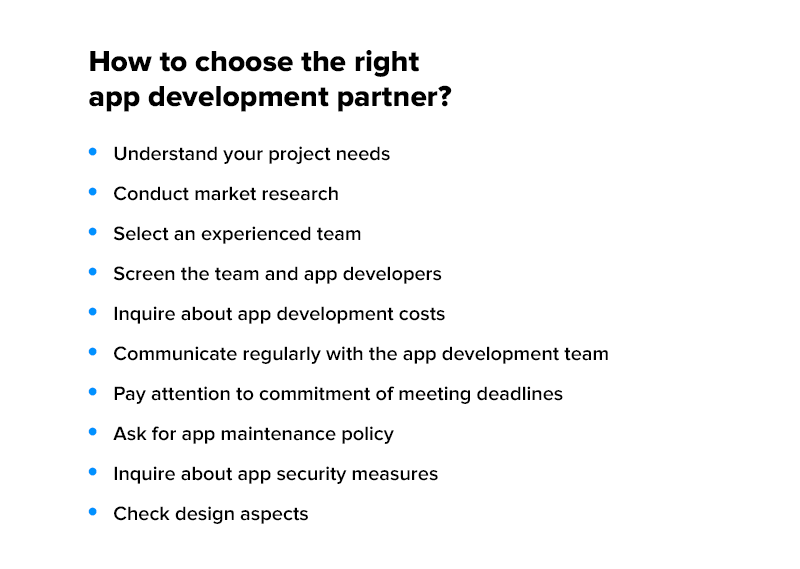 right app development partner for your startup