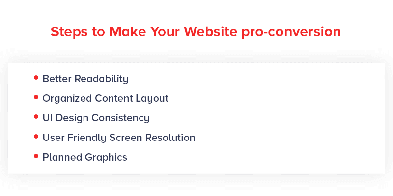 Steps to Make Your Website pro-conversion