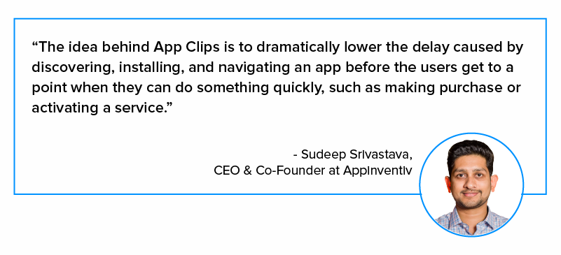 sudeep srivastava quote on app clip
