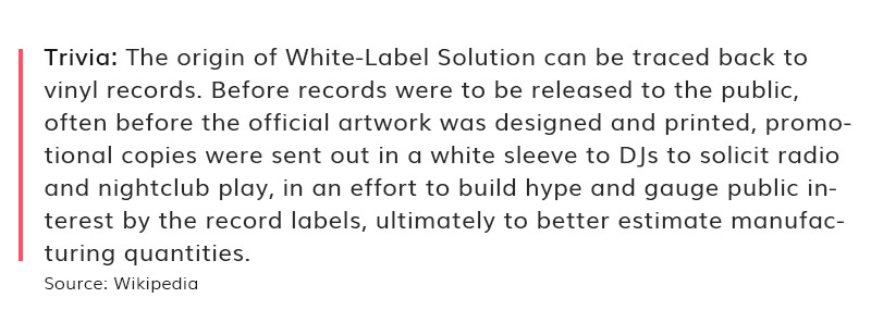White Label Solution Mobile Apps
