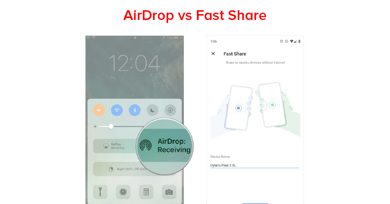 Air Drop Vs Fast Share