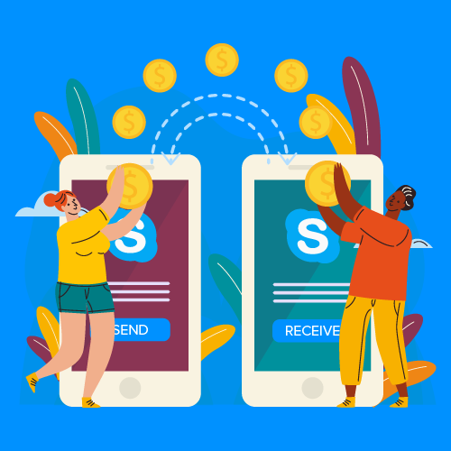Enjoy Peer-to-Peer Payments on Skype Mobile App