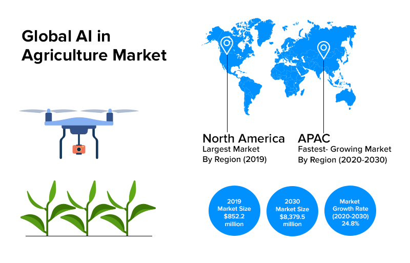 Global AI in agriculture market