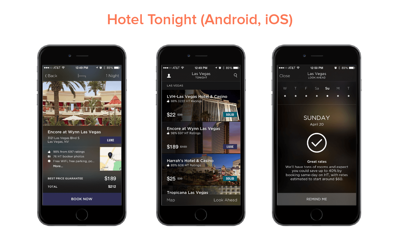 Hotel Tonight (Android, iOS)