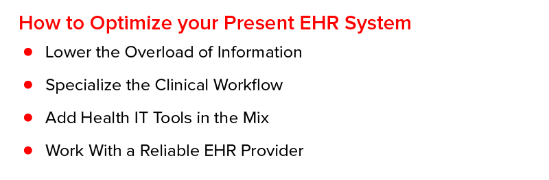 How to Optimize your Present EHR System