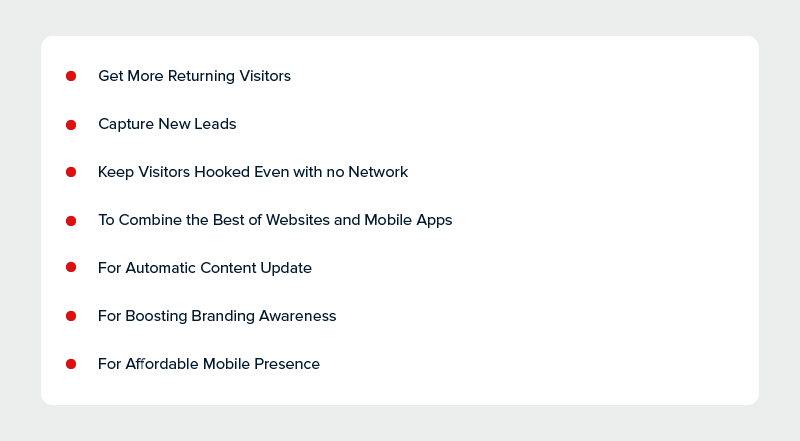 Business Cases of PWA