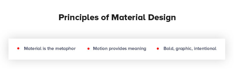 Principles of Google Material Design