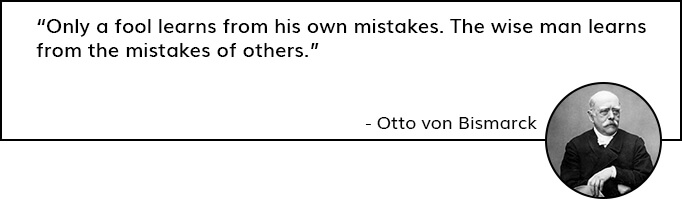 Quote by Otto Von Bismarck on Getiing Reviews