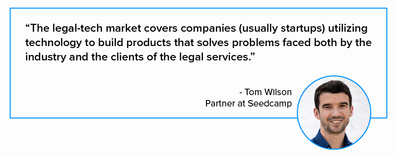 quote on legal-tech by Tom Wilson