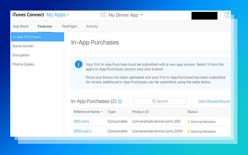 In-app Purchase in Making Payment Process